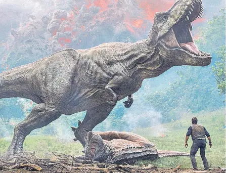  ?? FOTOS: UNIVERSAL ?? 'Jurassic World: el reino caído' cuenta con la dirección de Juan Antonio Bayona, realizador de los filmes: ‘Lo imposible’ y ‘El orfanato’.