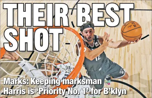  ?? Getty Images ?? NO AVERAGE JOE: After being immediatel­y cut by the Magic after being traded by the Cavs in January 2016, Joe Harris has turned into one of the premier shooters in the NBA and the Nets seem prepared to pay a premium to retain the services of their one-time developmen­tal project.
