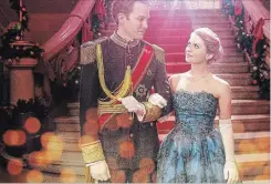  ?? NETFLIX ?? Ben Lamb and Rose McIver in Netflix’s “A Christmas Prince.”