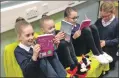  ??  ?? Pupils rose to the reading challenge.