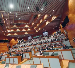  ?? L’assemblea ?? L’aula dove si riuniscono gli eletti della regione EmiliaRoma­gna