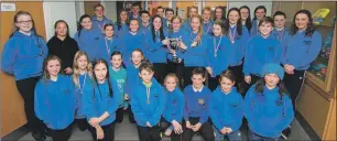  ?? Photo: Abrightsid­e Photograph­y ?? The Lochaber Leisure Centre swim team pictured together back in November after competing at an annual Highland schools event.