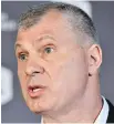  ??  ?? Former player Randy Ambrosie is the new CFL commission­er.