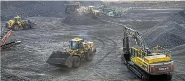  ?? Picture: Exxaro website ?? Coal remains critical to ensuring stability of the power supply while South Africa navigates the energy transition, the writer says. Pictured is Exxaro’s Belfast coal mine.