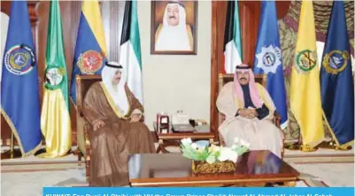  ??  ?? KUWAIT: Eng Duaij Al-Otaibi with HH the Crown Prince Sheikh Nawaf Al-Ahmad Al-Jaber Al-Sabah.