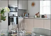  ??  ?? FULLY-FITTED: The luxury homes at Broadacres in Southwater have modern kitchens and lots of amenities