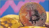  ?? REUTERS ?? The largest cryptocurr­ency rose almost 6% Wednesday to about $51,431 after a fivefold surge in the past year.