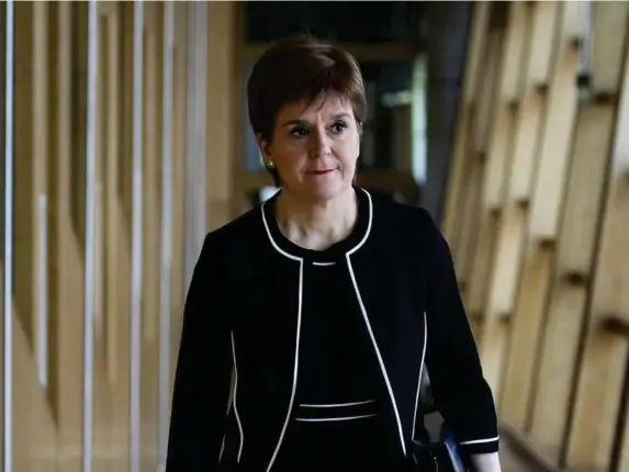  ?? (EPA) ?? Sturgeon has enjoyed positive ratings for her handling of the crisis