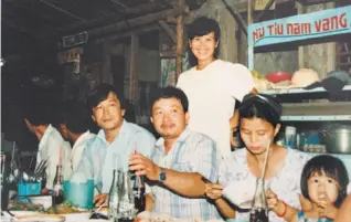  ?? Courtesy Thuy Tran ?? A family photo of the Tran family, who left Vietnam and settled in Cape Cod.