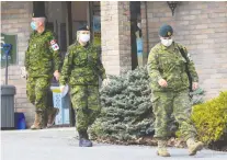  ?? JOHN KENNEY ?? Soldiers could help out healthy Montreal seniors by supervisin­g daily walks and enforcing social distancing, Josh Freed writes.