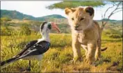  ?? Disney ?? ‘THE LION KING’ fell to second over the weekend despite an estimated $38.2 million at the theaters.