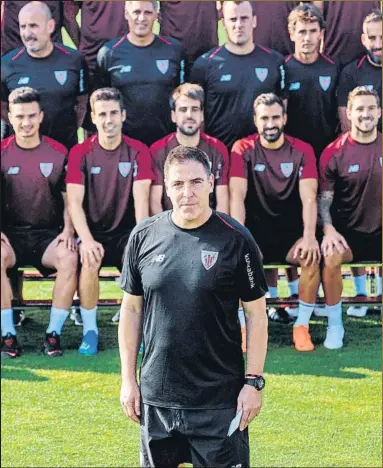  ?? FOTO: EFE ?? El nuevo proyecto de Berizzo se puso en marcha el lunes en Lezama