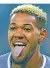  ?? FOTO: ANSPACH/DPA ?? Hoffenheim­s Torjäger Joelinton ist gerade in Topform.