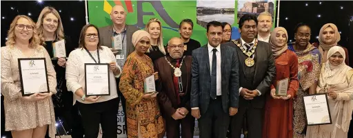  ?? ?? ●●All the winners at this year’s Rochdale Diversity Awards