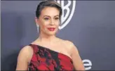  ?? AP ?? Alyssa Milano is a leading figure in the MeToo movement.