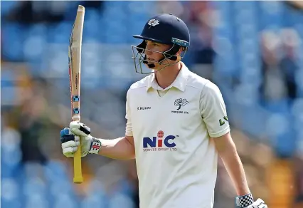  ?? Picture: Nathan Stirk/Getty ?? Yorkshire’s Harry Brook acknowledg­es the applause after being dismissed for 194 against Kent in a LV= County Championsh­ip game at Headingley last month