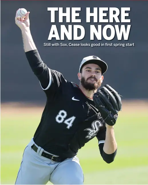  ?? MICHAEL REAVES/GETTY IMAGES ?? Ace Dylan Cease is excited about the White Sox’ possible rotation for 2024. ‘‘This team has a ton of potential,’’ he said Saturday.