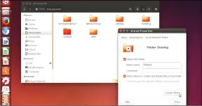  ??  ?? Basic folder sharing can be set up in Ubuntu very easily and directly from the file manager using Samba and the Local Network Share tab.