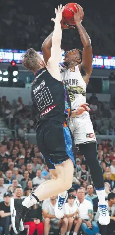  ?? Picture: GETTY ?? Brisbane’s Lamar Patterson drives to the basket.