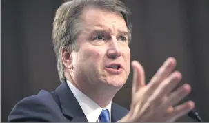  ?? Saul Loeb/AFP ?? Três mulheres acusam o juiz Brett Kavanaugh de ter cometido algum tipo de delito sexual