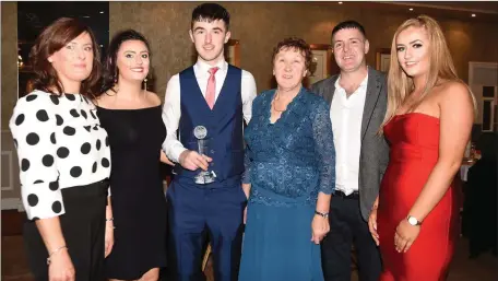  ??  ?? Karen, Jacinta, D J , Kathleen, Sean and Aine Murphy at the East Kerry GAA Board All Stars Dinner in the Gleneagle Hotel, Killarney on Friday.Photo by Michelle Cooper Galvin