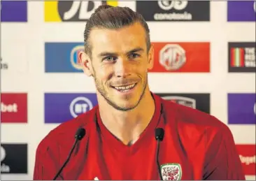  ??  ?? Bale, durante su última concentrac­ión con la selección de Gales.