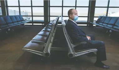  ?? BRANDON HARDER / POSTMEDIA ?? Regina Internatio­nal Airport CEO James Bogusz says the airport can get by with fewer passengers, “but I can't make it work with 10 per cent.” The country's smaller airports, he stresses, also need federal grants, not loans.