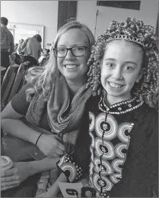  ?? SUBMITTED ?? Niamh Webster, the director of Kentville’s Tir na nOg Dance Academy, poses for a photo with Macie McCulloch, one of the five dancers who recently traveled to Toronto to compete.