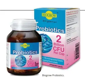  ??  ?? Biogrow Probiotics.
