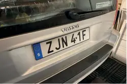  ?? ?? ABOVE: Volvo V70 was imported to Sweden from the UK and registered, but diesel fuel tax is brutal over there so even 40mpg diesel cars are expensive to run.