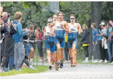  ?? FOTO: HYLO TEAM SAAR ?? Der Titelverte­idiger hat zum Auftakt der Bundesliga-Saison einen perfekten Wettbewerb hingelegt: Die saarländis­che Triathlon-Mannschaft reist als Tabellenfü­hrer nach Berlin.