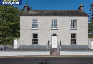  ??  ?? Glasson House, Glasson, Co Westmeath was sold by Sherry Fitz O’Meara in August for €515k