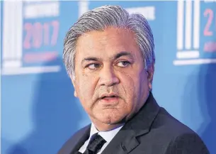  ?? VIVEK PRAKASH/BLOOMBERG NEWS FILE PHOTO ?? Abraaj founder Arif Naqvi faces an arrest warrant in the United Arab Emirates for allegedly writing bad cheques to a former business partner.