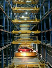  ?? File photo ?? An inside view of an automated car parking at the Ibn Battuta Mall. Despite the high volume of vehicles, there are only 166,000 public parking spaces across Dubai, according to RTA. —