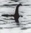  ?? THE ASSOCIATED PRESS ?? Some people say this old photo shows the Loch Ness monster in Scotland.