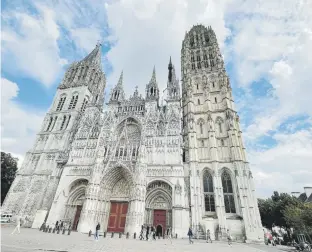  ?? ?? La Catedral Notre-Dame de Ruoen que inspiró a Claude Monet.