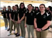  ?? COURTESY WESTLAKE ATHLETICS ?? The Westlake girls bowling team qualified for the state tournament.