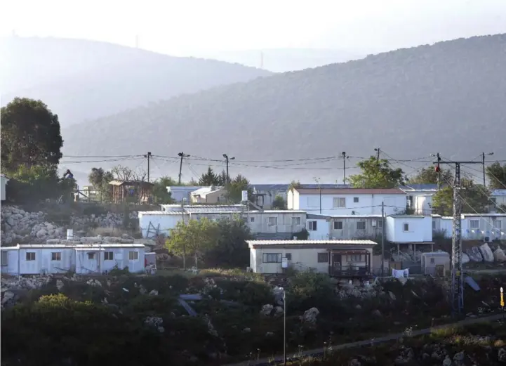  ?? FOTO: KJARTAN BJELLAND ?? Alonei Shilo er en israelsk bosetting («outpost») i Samaria-området, nord på Vestbredde­n.