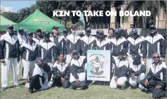  ??  ?? The KZN Blind Cricket team took on their Gauteng counterpar­ts in a friendly T20 series in Durban recently. Up next for the KZN team is a clash against Boland next month.