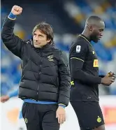  ?? (Getty Images) ?? I più pagati
Il tecnico, Antonio Conte, con circa 11 milioni netti di ingaggio, è il più pagato dell’inter. Il giocatore con lo stipendio più alto è invece il centravant­i belga Romelu Lukaku, che guadagna 7,5 milioni netti a stagione