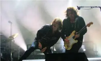  ?? FOTO: ROY SØBSTAD ?? Joey Tempest og John Norum.