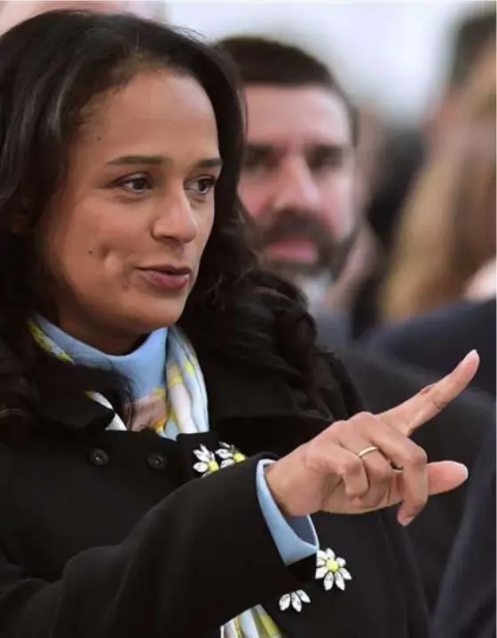  ??  ?? EMPRESÁRIA ISABEL DOS SANTOS