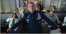  ?? FOTO: AARON EPSTEIN/NETFLIX ?? ■
Steve Carell som general Mark R Nairdi Netflixkom­edin Space force.