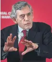  ?? ?? Former Prime Minister Gordon Brown.