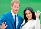  ??  ?? Prince Harry and his fiancee Meghan Markle