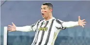  ?? Foto: Imago/Marchiscia­no ?? Cristiano Ronaldo im Allianz-Stadion von Juventus Turin: Er trifft und trifft und trifft.