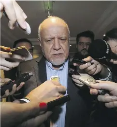  ?? RONALD ZAK / THE ASSOCIATED PRESS FILES ?? Iranian Oil Minister Bijan Zangeneh is taking on hardliners opposed to contracts with foreign oil firms.