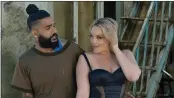  ?? AZ FILMS ?? California-based Iranian pop singer Sasy with American adult film actress Alexis Texas in the music video for “Tehran Tokyo” in Los Angeles.