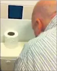  ??  ?? A video shows the Mayor of Dover, Cllr Neil Rix, snorting a substance in a toilet cubicle. ‘I was set up,’ he said