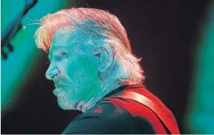  ?? STEVE RUSSELL TORONTO STAR FILE PHOTO ?? Roger Waters at Air Canada Centre in 2017. At his most recent show, in Manchester, England, he delivered a tirade about his “brutal” treatment in Germany and news coverage in Britain.